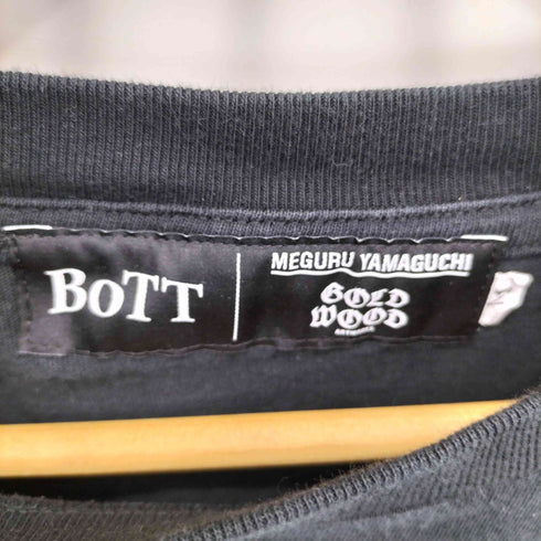 ボット BOTT × MEGURU YAMAGUCHI OG Logo S/S Tee オリジナルロゴ グラフィックプリント クルーネック半袖Tシャツ カットソー メンズ  M